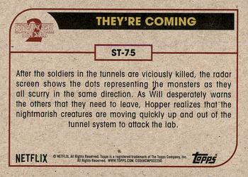 2019 Topps Stranger Things Series 2 #ST-75 They're Coming Back
