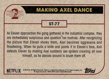 2019 Topps Stranger Things Series 2 #ST-77 Making Axel Dance Back