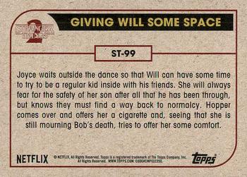 2019 Topps Stranger Things Series 2 #ST-99 Giving Will Some Space Back