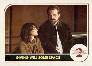 2019 Topps Stranger Things Series 2 #ST-99 Giving Will Some Space Front
