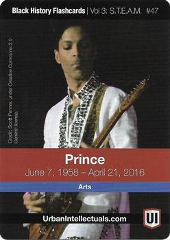 2018 UrbanIntellectuals.com Black History Flashcards Volume 3: S.T.E.A.M. #47 Prince Front