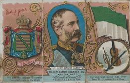 1888 W. Duke, Sons & Co. Rulers, Flags, Coat of Arms (N126) - Triple-folder Design #NNO Saxony Front