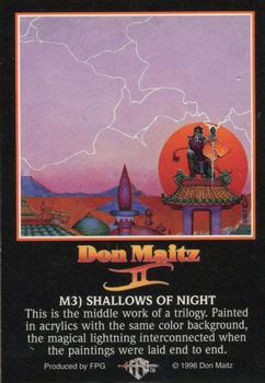 1996 FPG Don Maitz II - Metallic Storm set #M3 Shallows of Night Back