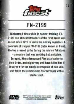 2018 Topps Finest Star Wars - Refractor #35 FN-2199 Back