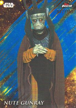 2018 Topps Finest Star Wars - Blue #66 Nute Gunray Front