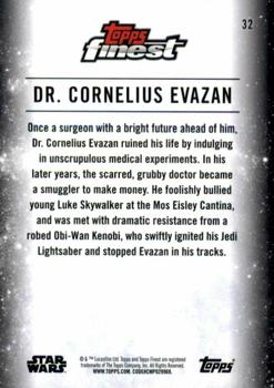 2018 Topps Finest Star Wars - Gold #32 Dr. Cornelius Evazan Back