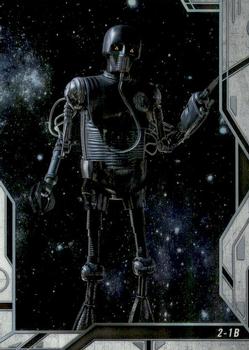 2018 Topps Finest Star Wars - Droids and Vehicles #DV-1 2-1B Front
