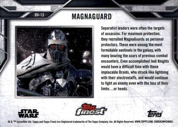 2018 Topps Finest Star Wars - Droids and Vehicles #DV-13 Magnaguard Back