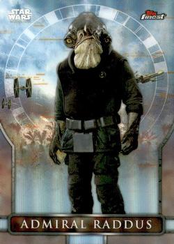 2018 Topps Finest Star Wars - Rogue One: A Star Wars Story #RO-1 Admiral Raddus Front