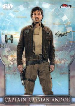 2018 Topps Finest Star Wars - Rogue One: A Star Wars Story #RO-6 Captain Cassian Andor Front