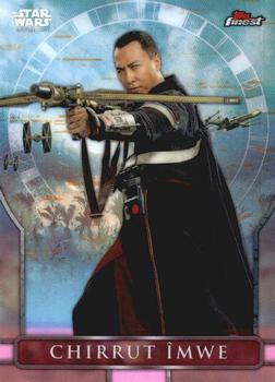 2018 Topps Finest Star Wars - Rogue One: A Star Wars Story #RO-7 Chirrut Imwe Front
