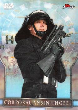 2018 Topps Finest Star Wars - Rogue One: A Star Wars Story #RO-8 Corporal Ansin Thobel Front