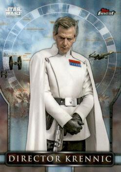 2018 Topps Finest Star Wars - Rogue One: A Star Wars Story #RO-11 Director Krennic Front