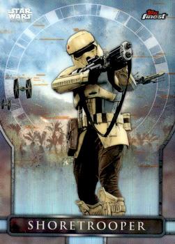 2018 Topps Finest Star Wars - Rogue One: A Star Wars Story #RO-20 Shoretrooper Front