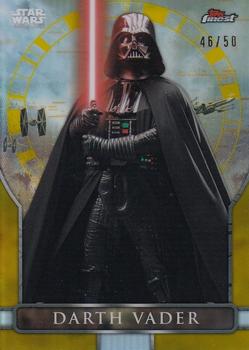 2018 Topps Finest Star Wars - Rogue One: A Star Wars Story Gold #RO-9 Darth Vader Front