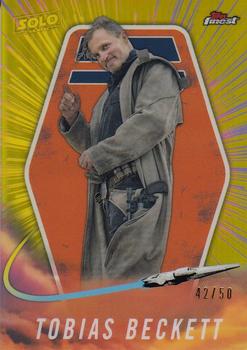 2018 Topps Finest Star Wars - Solo: A Star Wars Story Gold #SO-3 Tobias Beckett Front