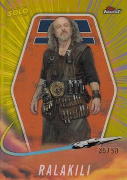 2018 Topps Finest Star Wars - Solo: A Star Wars Story Gold #SO-15 Ralakili Front