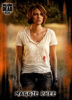2018 Topps The Walking Dead: Hunters and the Hunted - Orange #4 Maggie Rhee Front