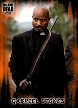 2018 Topps The Walking Dead: Hunters and the Hunted - Orange #13 Gabriel Stokes Front