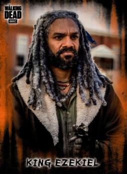 2018 Topps The Walking Dead: Hunters and the Hunted - Orange #37 King Ezekiel Front