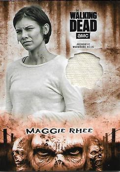 2018 Topps The Walking Dead: Hunters and the Hunted - Costume Relics Orange #R-MR Maggie Rhee Front