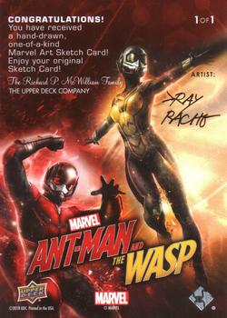 2018 Upper Deck Marvel Ant-Man and the Wasp - Sketch Artists #NNO Raymundo Racho Back