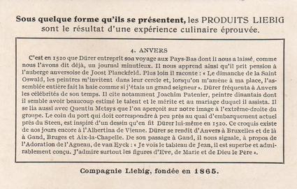 1948 Liebig La vie d'Albert Durer (The Life of Albert Durer) (French Text) (F1469, S1471) #4 Anvers Back