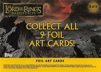2006 Topps Lord of the Rings Masterpieces - Foil Art Cards #8 Merry Back