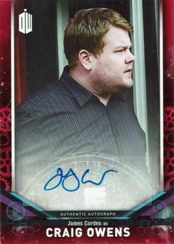 2018 Topps Doctor Who Signature Series - Red #DWA-JCO James Corden Front