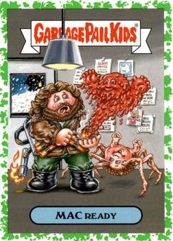 2018 Topps Garbage Pail Kids: Oh, the Horror-ible! - Puke Green #9a Mac Ready Front