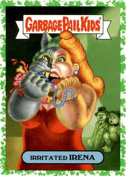 2018 Topps Garbage Pail Kids: Oh, the Horror-ible! - Puke Green #13b Irritated Irena Front
