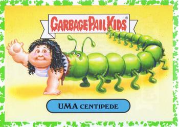 2018 Topps Garbage Pail Kids: Oh, the Horror-ible! - Puke Green #12a Uma Centipede Front