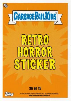 2018 Topps Garbage Pail Kids: Oh, the Horror-ible! - Puke Green #3b Mutilated Mary Back