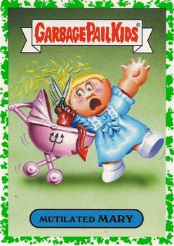 2018 Topps Garbage Pail Kids: Oh, the Horror-ible! - Puke Green #3b Mutilated Mary Front