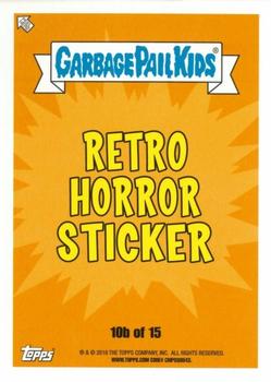2018 Topps Garbage Pail Kids: Oh, the Horror-ible! - Puke Green #10b Amity Bill Back