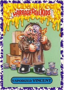 2018 Topps Garbage Pail Kids: Oh, the Horror-ible! - Jelly (Purple) #14b Vaporized Vincent Front