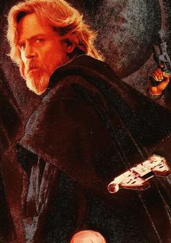 2018 Topps Star Wars Galaxy Series 8 - Etched-Foil #2 Luke Skywalker Front
