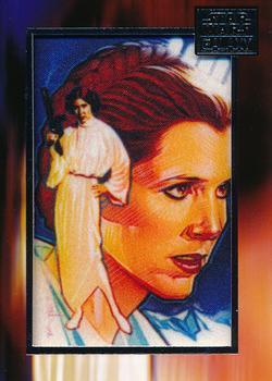 2018 Topps Star Wars Galaxy Series 8 - Art Patch Cards #M-PL Princess Leia Front