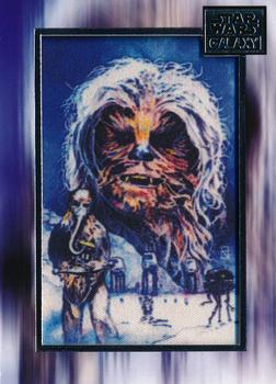 2018 Topps Star Wars Galaxy Series 8 - Art Patch Cards #M-C Chewbacca Front