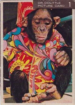 1967 Post Cereal Dr. Dolittle #1 Monkey Front