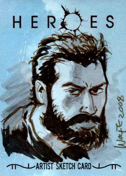 2008 Topps Heroes Volume 2 - Sketch Artists #NNO Eric Wolfe Hansen Front