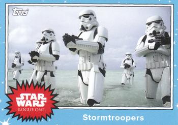 2016 Topps Star Wars Mission Briefing Monday #MBM-2 Stormtroopers Front