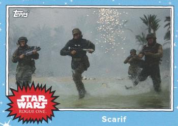 2016 Topps Star Wars Mission Briefing Monday #MBM-3 Scarif Front