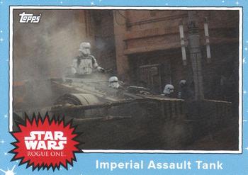 2016 Topps Star Wars Mission Briefing Monday #MBM-4 Imperial Assault Tank Front