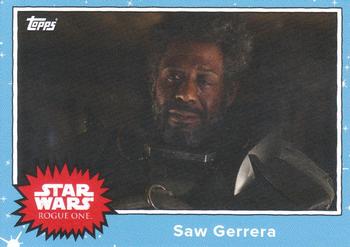 2016 Topps Star Wars Mission Briefing Monday #MBM-11 Saw Gerrera Front