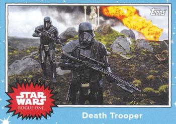 2016 Topps Star Wars Mission Briefing Monday #MBM-19 Death Trooper Front