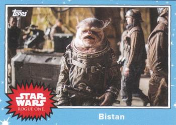 2016 Topps Star Wars Mission Briefing Monday #MBM-20 Bistan Front