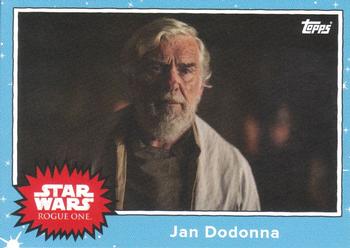 2016 Topps Star Wars Mission Briefing Monday #MBM-25 Jan Dodonna Front