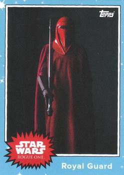 2016 Topps Star Wars Mission Briefing Monday #MBM-27 Royal Guard Front
