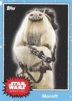 2016 Topps Star Wars Mission Briefing Monday #MBM-E3 Moroff Front